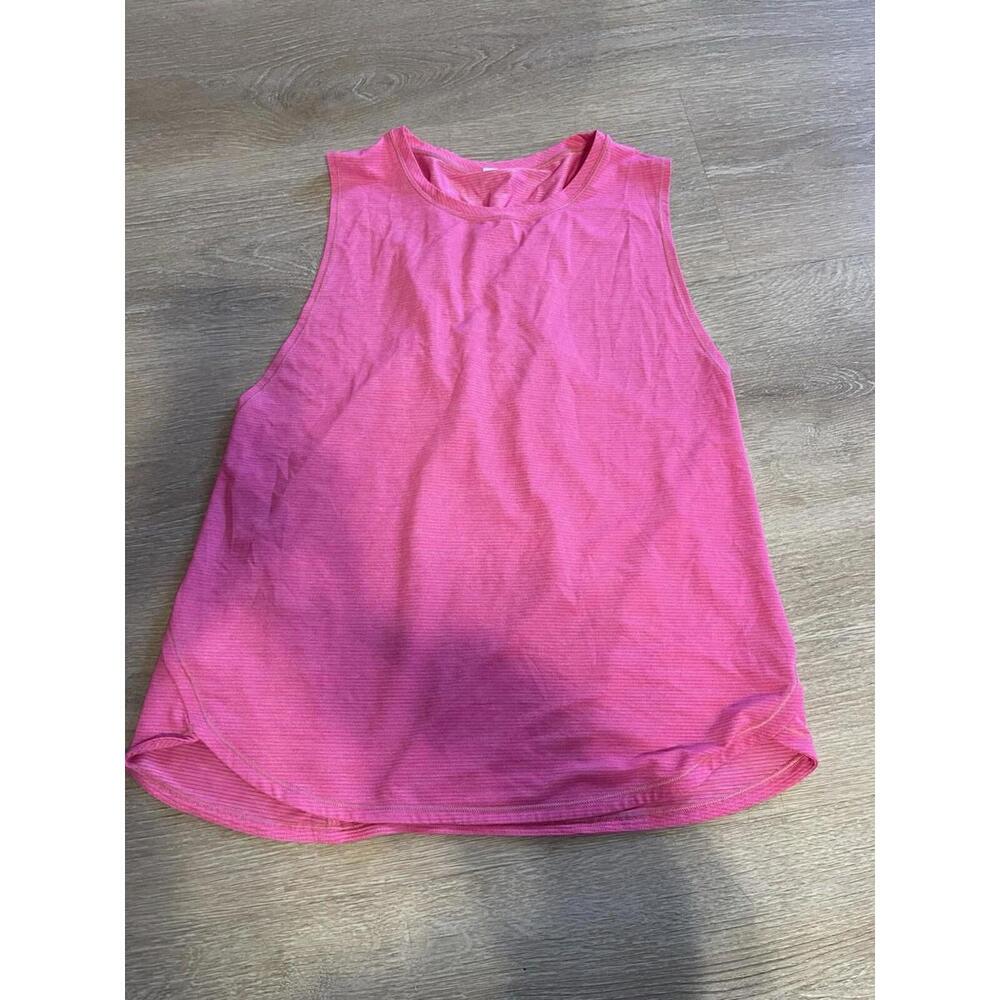 Lululemon Women's Tank In a Cinch Pink Tank Top Size 6 H44‎